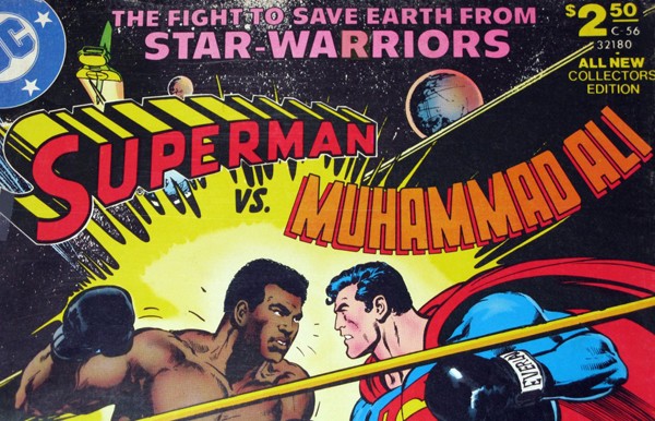 dc comics live logos 1978 print Details about   SUPERMAN VS MUHAMMAD ALI 2" x 3" POSTER MAGNET 