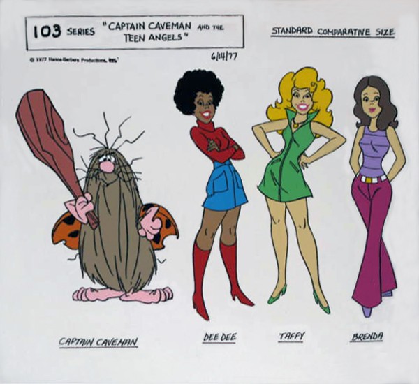 Captain Caveman Original Production Model Cel