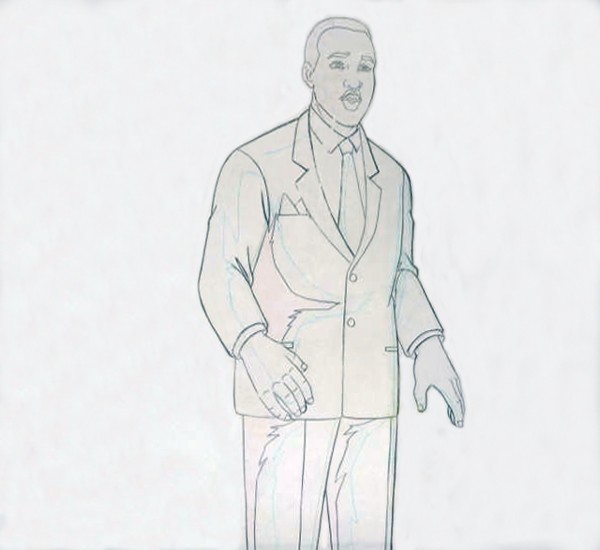 Our Friend Martin - Martin Luther King Original Production Drawing 2