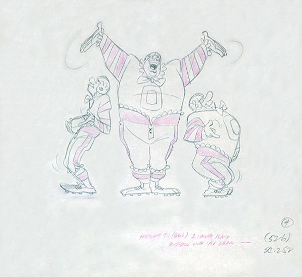 Where's Huddles Freight Train Original Production Drawing 3