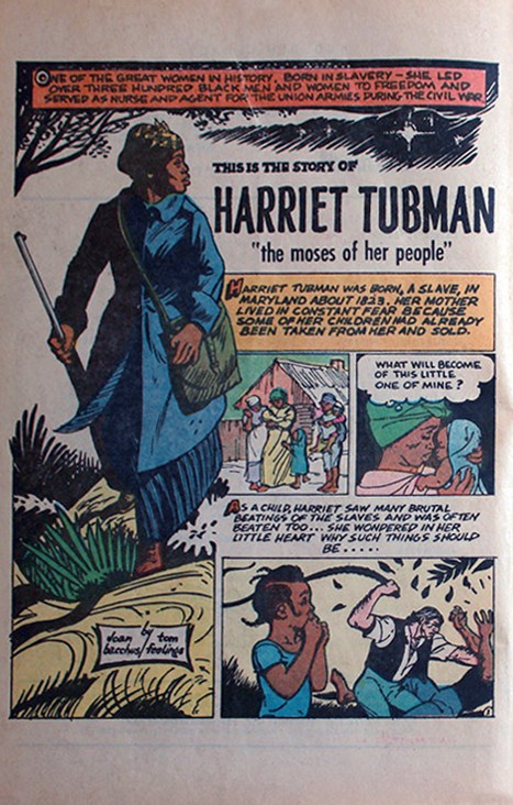 Harriet Tubman Comic Book Page