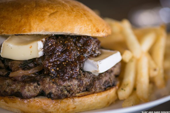 Double Brie & Fig Burger
