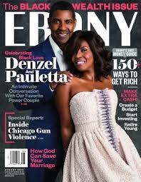 Ebony Magazine: Denzel & Pauletta