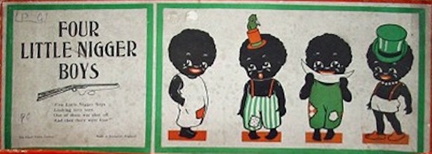 Four Little Nigger Boys circa 1950
