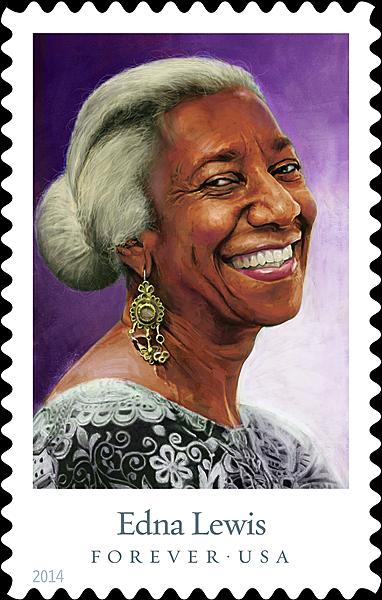 Edna Lewis USPS Stamp circa 2014