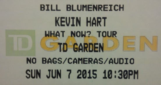 Kevin Hart ticket stub
