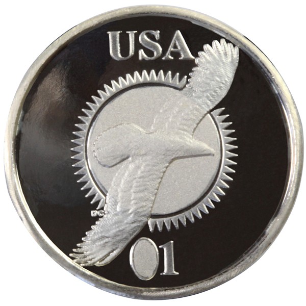 Bessie Coleman Silver Concept Coin Reverse