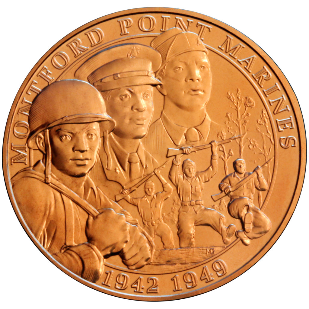 Montford Point Marines Bronze Medal Front