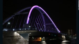 The Lowry Avenue Bridge in Minnesota
